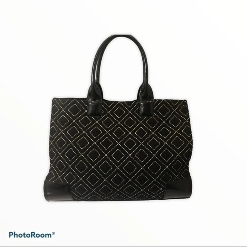 Tory Burch quilted tote bag nylon